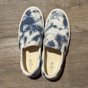 J. Crew Tie Dye Deck Shoes
